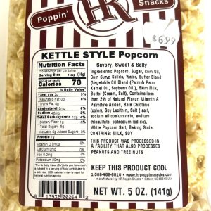 Kettle Style Popcorn 5 oz.